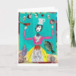 O Cartão de Saudação da Senhora do Malabarismo