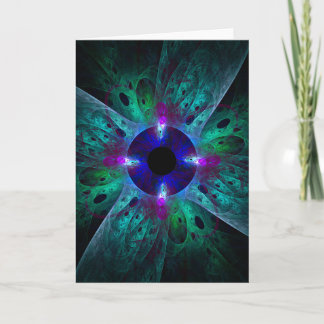 O Cartão de Saudação de Abstrato de Arte Ocular