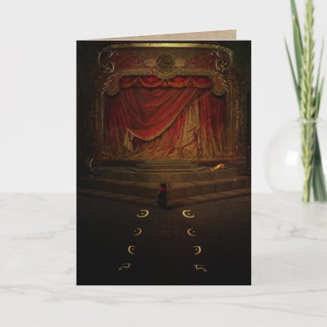 O Cartão De Saudação De Apresentação Atrasado. (Frente)