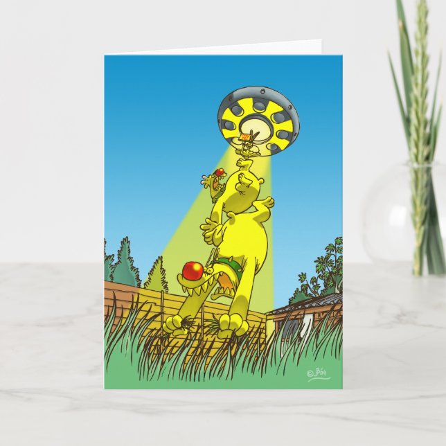 O cartão de saudação de sequestro de Harry e Henry (Frente)