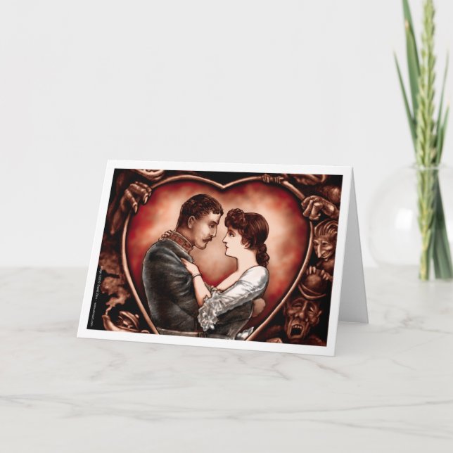 O cartão de saudação do Feiticeiro (Frente)