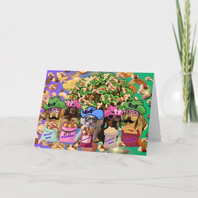 O cartão de saudação é Loucos (Frente)