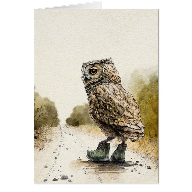 O Cartão de Saudação Solitário (Frente)