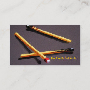 O CARTÃO DE VISITA DO CASAMENTEIRO: Três fósforos