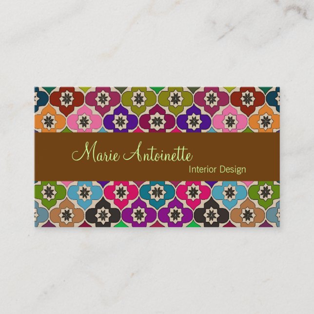 O cartão de visita do ~ da OPÇÃO da COR da MUDANÇA (Frente)