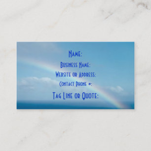 O cartão de visita do limite do céu