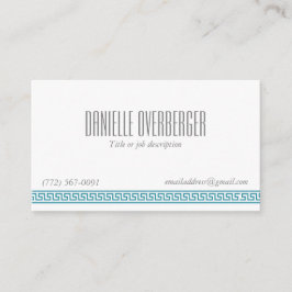 O cartão de visita elegante das mulheres chaves