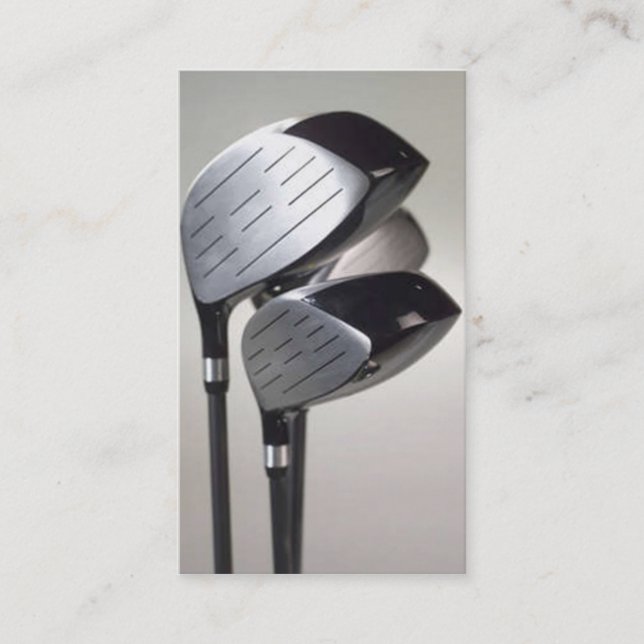 O CARTÃO DE VISITA "GOLF ENTHUSIAST" (Frente)