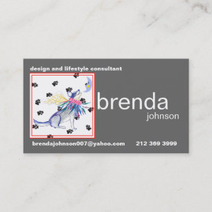 O cartão de visita novo de Brenda