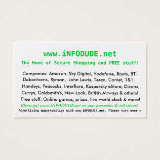 O Cartão de visita oficial www.iNFODUDE.net!