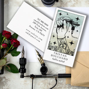 O Cartão de Visita Tarot do Artista de Tatuagem