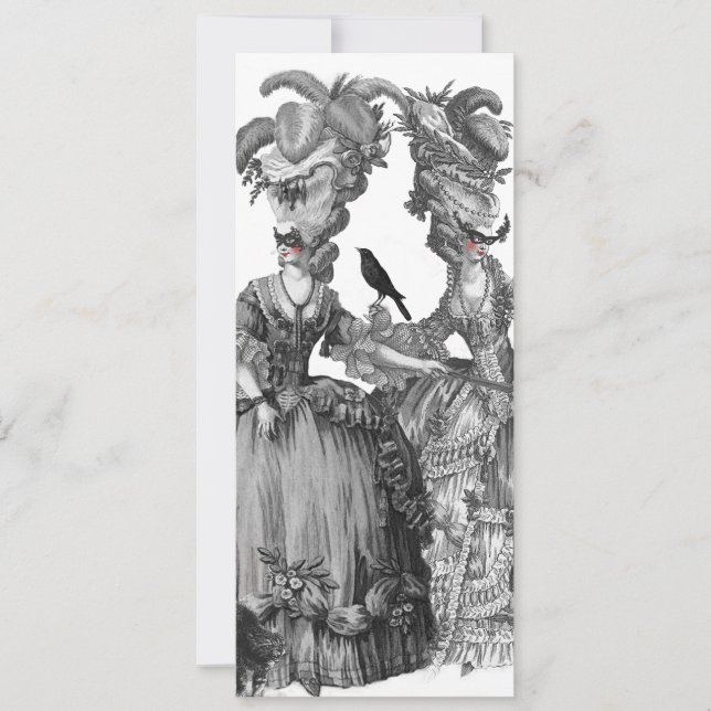 O cartão do menu Ball Halloween (Frente)