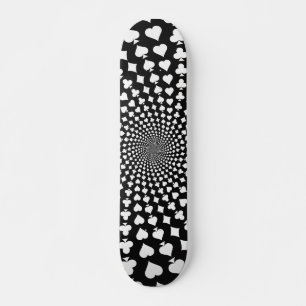 O cartão do póquer sere a espiral: Skate