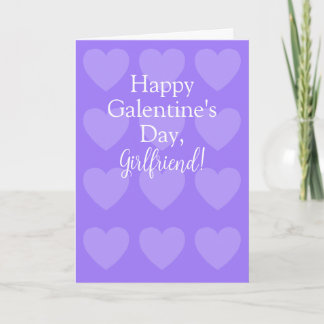 O cartão dobrado do dia de Galentine por Jo Images