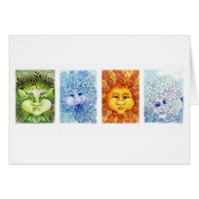 O cartão dos elementos (Frente Horizontal)