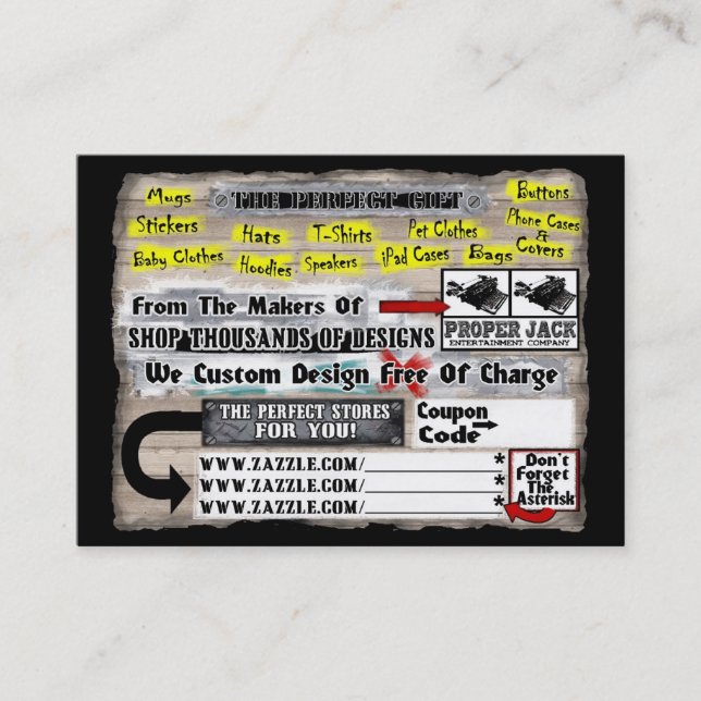 O cartão final (Frente)