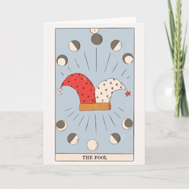 O cartão Fool Tarot Major Arcana arrisca (Frente)