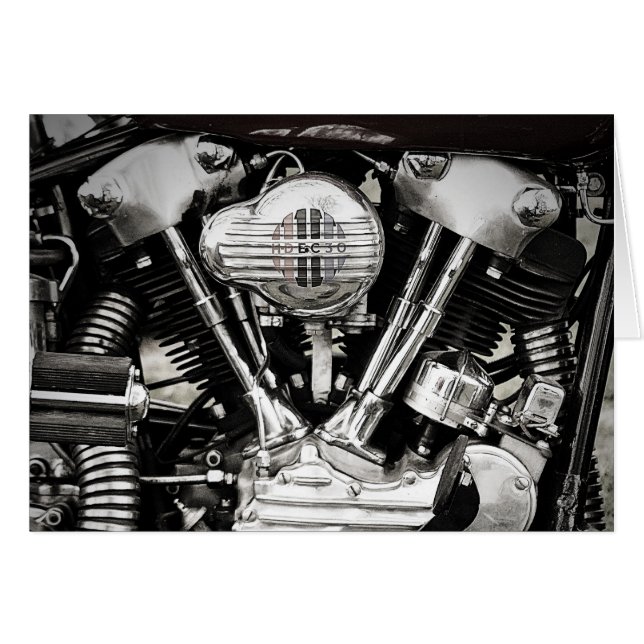 O cartão icónico do motor (Frente Horizontal)