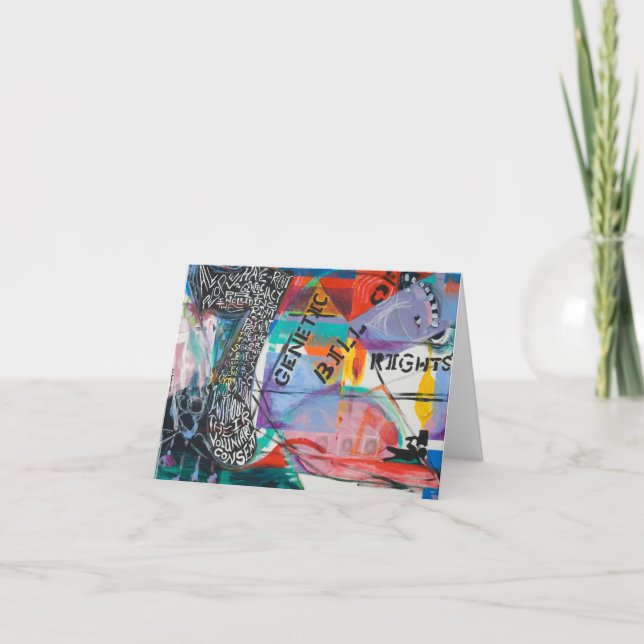 O Cartão nº 7 da Carta Genética dos Direitos (Frente)