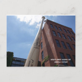 O cartão o maior do bastão de beisebol do mundo