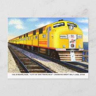 O Cartão Postal Antigo Streamliner