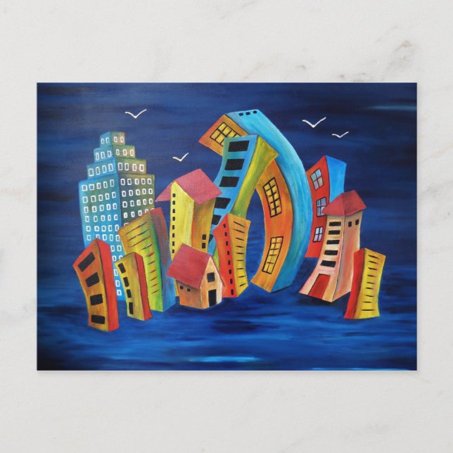 O Cartão Postal da Cidade Flutuante (Frente)