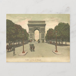 O cartão postal do Arc de Triomphe de l'Étoile.