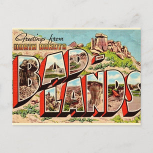 O cartão postal do Badlands NP
