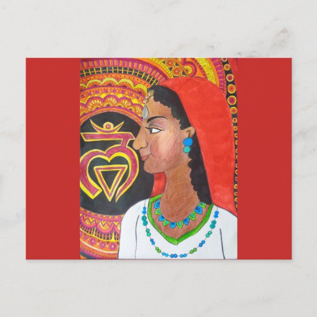 O Cartão Postal do Chakra Raiz (Lam) (Frente)