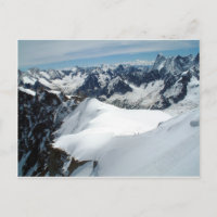 O cartão postal do Monte Branco, França