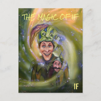 O cartão postal The Magic of IF por Mike Winterbau