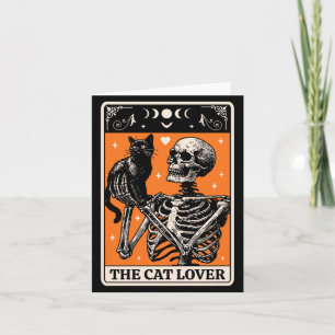 O Cartão Tarot do Amante de Gatos - Gato Preto e E
