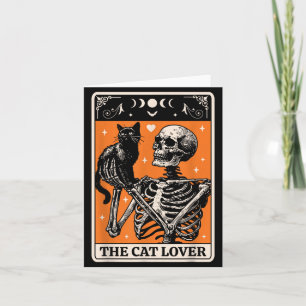 O Cartão Tarot do Amante de Gatos - Gato Preto e E