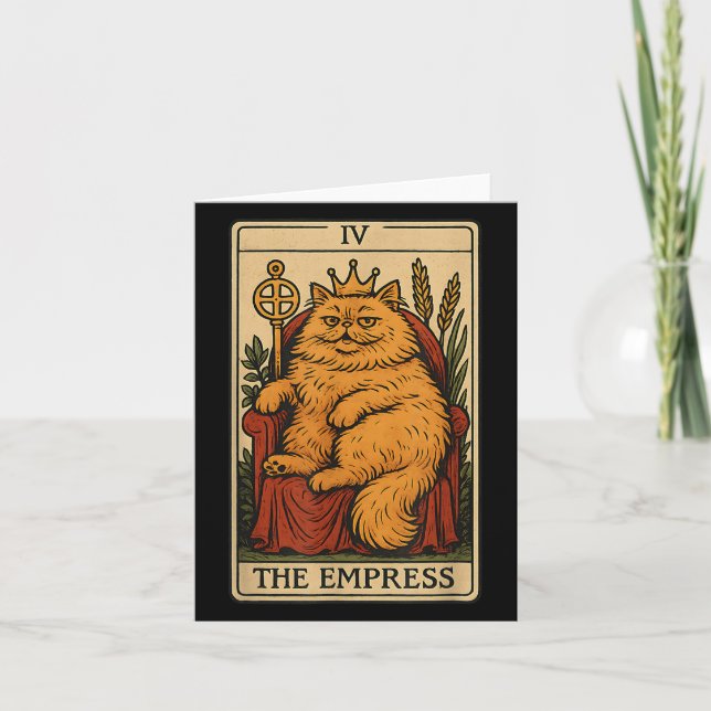 O Cartão Tarot do Gato da Imperatriz, Presente Mís (Frente)