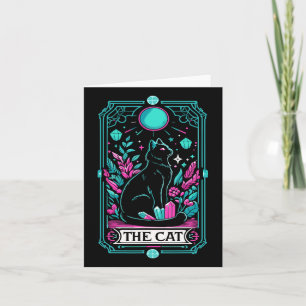 O Cartão Tarot do Gato Negra Mística das Bruxas de