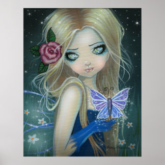 O Cartaz de Impressão da Borboleta Periwinkle