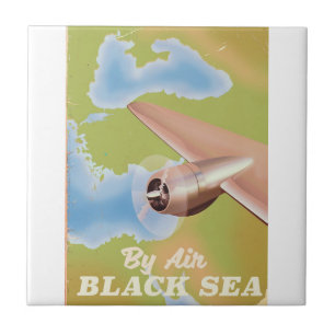 O cartaz de viagem do mar negro
