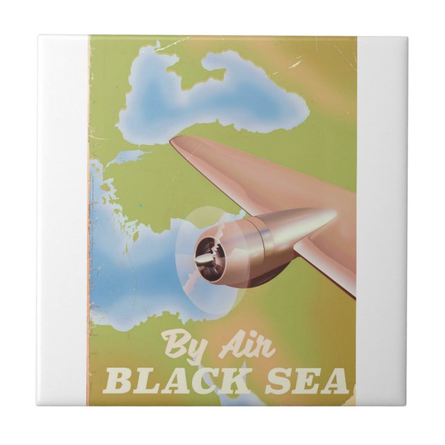 O cartaz de viagem do mar negro (Frente)