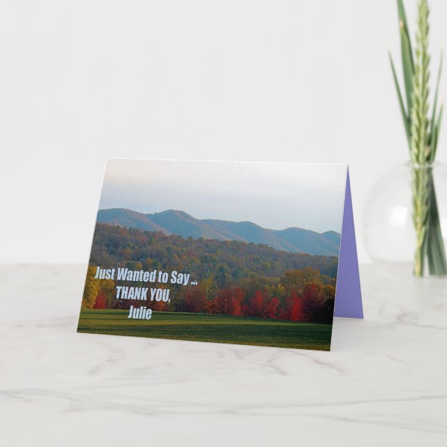 O Cartões de agradecimentos da Julie (Frente)