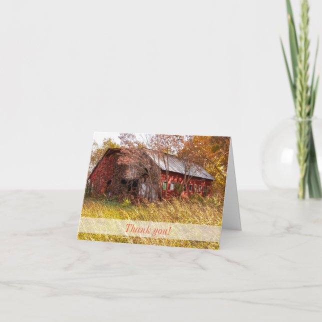 O Cartões de agradecimentos dos Velhos Dias de Agr (Frente)