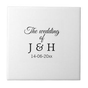 O casamento de adicionar nome de casal data da car