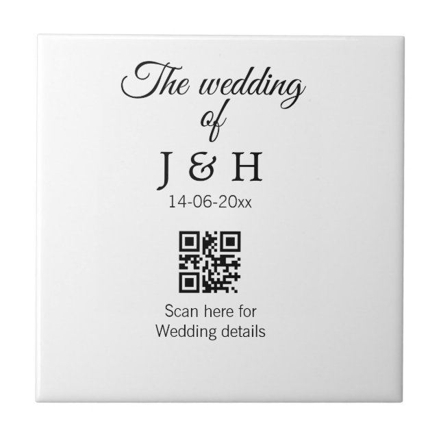 O casamento de adicionar nome do casal Detalhes da (Frente)