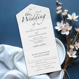 O Casamento de | Casamento Minimalista Tudo Em Um