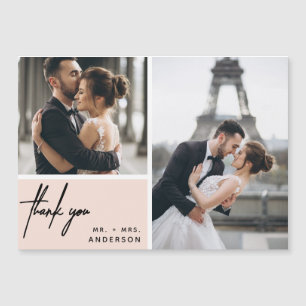 O Casamento De Colagem De Fotos Moderno É Rosa Mui