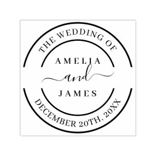 O Casamento do Carimbo de Casamento de Autotinta