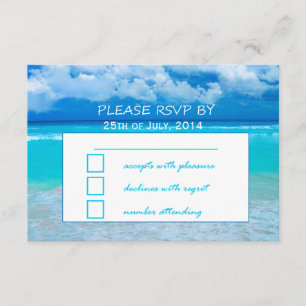 O casamento do oceano ajustou 1 - RSVP