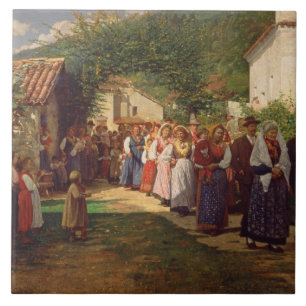 O casamento dourado (óleo em canvas)