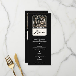 O CASAMENTO Esqueletos do Tarot Noiva e Noivo Menu