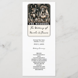 O CASAMENTO Programa de Noiva e Noivo Esqueletos d