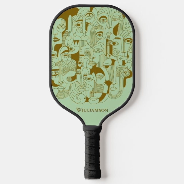 O castanho-rosto em verde-mint (Front)